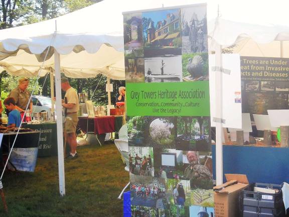 Festival of Wood promotes importance of forests Entrance to the Exhibitions marquee.