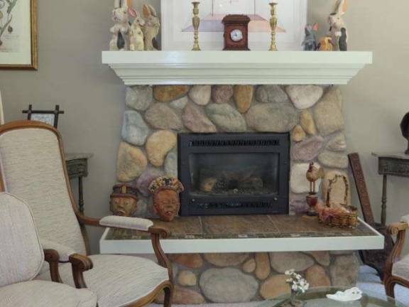 Elegant country home with stream Elegant country home with stream