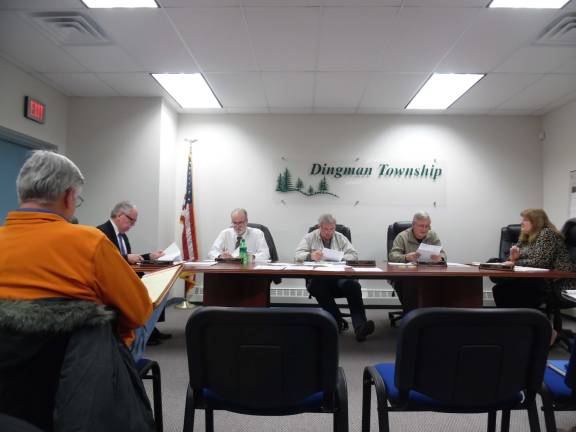 Dingman township board briefs Dingman Supervisors enjoyed a quiet meeting (Photo by Anya Tikka)
