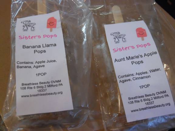 Ice pop entrepreneurs are onto something cool Apple and banana pops (Photo by Anya Tikka)