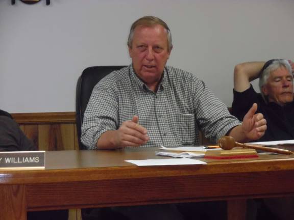 Supervisors explain donation to compressor fight Supervisors Chair Don Quick (left) and Supervisor Gary Clark (Photo by Anya Tikka)