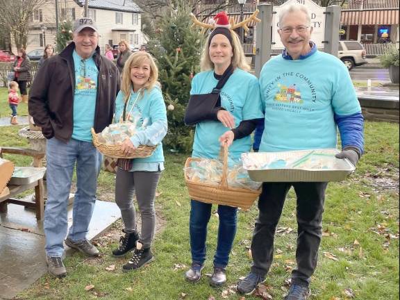 Lights, cookies and unity at Milford tree lighting