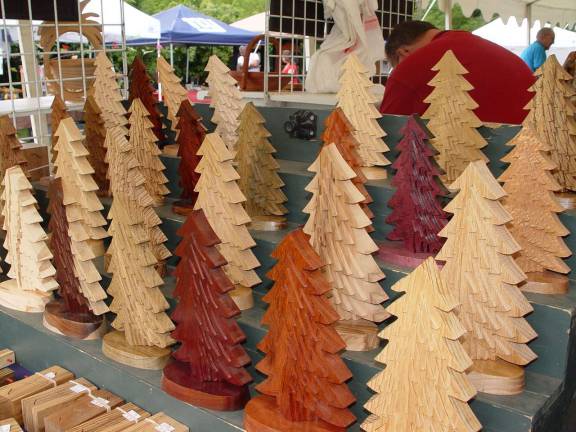 Festival of Wood to celebrate 10 years Wood crafts on display.