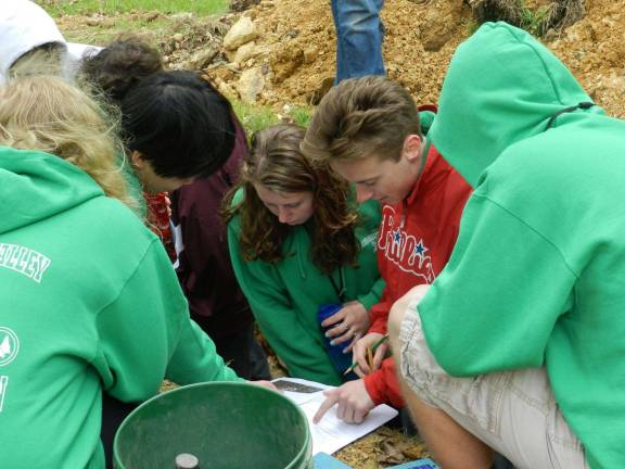Wayne Highlands, Wallenpaupack compete at state Envirothon Students check the nitrogen levels in soil at the state Envirothon held at the University of Pittsburgh (Facebook photo)