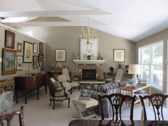 Elegant country home with stream Elegant country home with stream