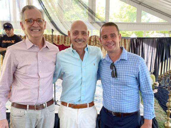 Milford Mayor Sean Strub, Javier Morales- Founder and Director of Opera! Pike! Park, and Scott Guzielek, Vice President and General Manager of the AVA.