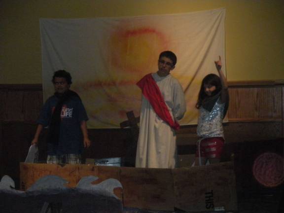 St. Patricks Church hosts Vacation Bible Camp Students performing.