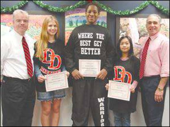 Students of the Month at DDMS Students of the Month at DDMS