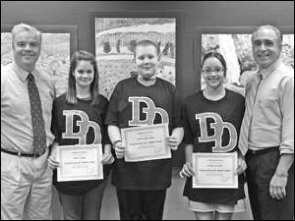 Marchs best students at Dingman-Delaware Middle School Marchs best students at Dingman-Delaware Middle School