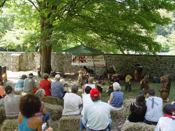 Upcoming programs at Grey Towers Chainsaw carving demonstrations are a highlight of the annual Festival of Wood, scheduled for Aug 1 to 2 this year.