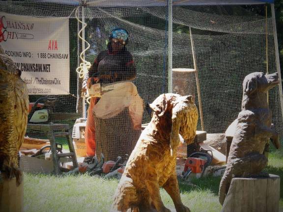 Festival of Wood promotes importance of forests Wood carving sculptures.