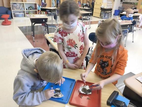 From left: Wyatt Martine, Aubrey McKeon, Alexis Eyerman (Photo by Peg Snure)