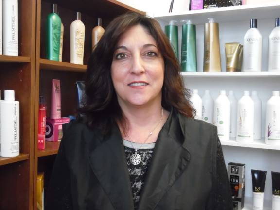Partners who 'click' welcome customers to new salon Gina Bonnano (Photo by Anya Tikka)