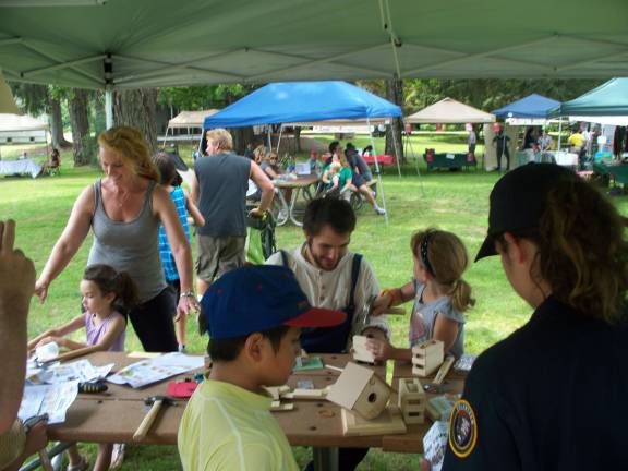 Zane Grey Festival celebrates an American author's passions Young visitors learning carpentry skills at last year's Zane Grey Festival (Photo provided)