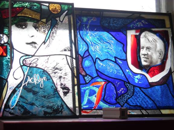 Locals get crafty Stained glass art by Sasha Zhitneva. She'll teach a class in the summer.