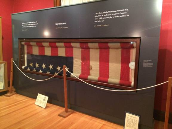 Museum extends hours for summer The Lincoln Flag exhibit at the Pike County Historical Society and Museum.
