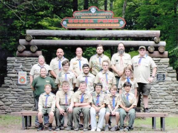 Milford Boy Scouts Troop 71 is pre-social distancing times