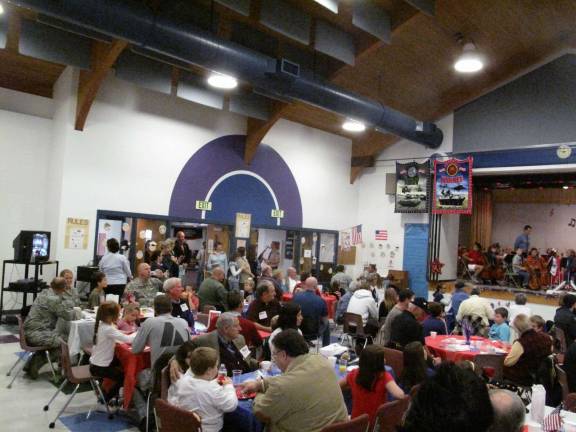 Shohola students give thanks to veterans Shohola Elementary School cafeteria filled with veterans and guests