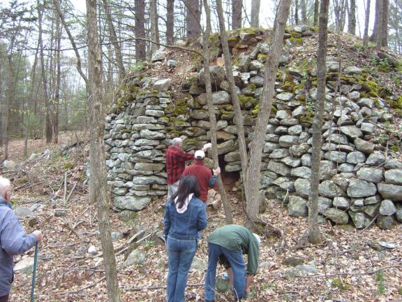Explore 'Traces of the past' The remains of an ancient lime kiln (Photo provided)