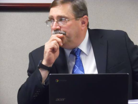 Scores plummet after state adopts new standard School board member John Wroblewski (Photo by Anya Tikka)