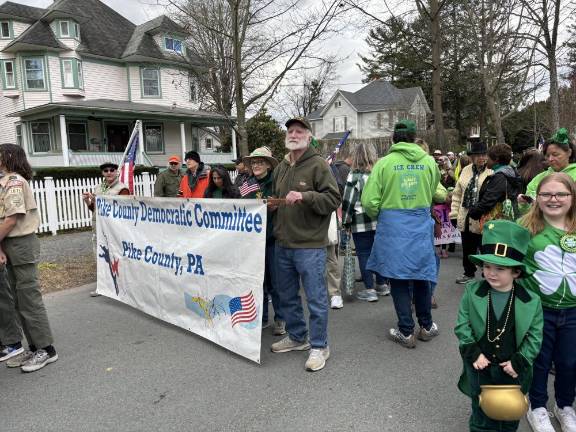 Representatives from the local Democrats marched as well.