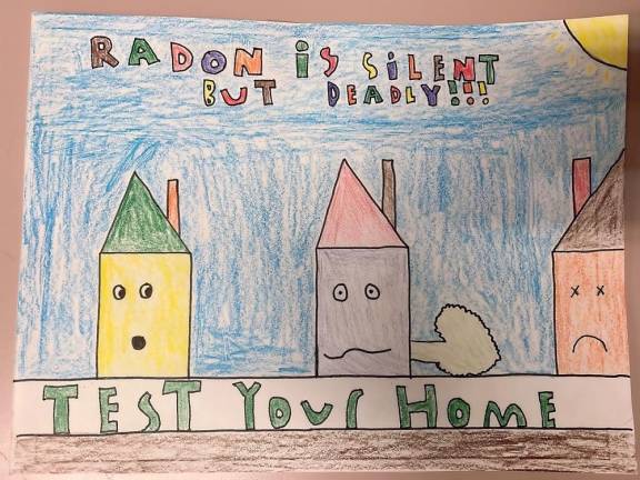 Science students create posters to educate public about dangers of radon