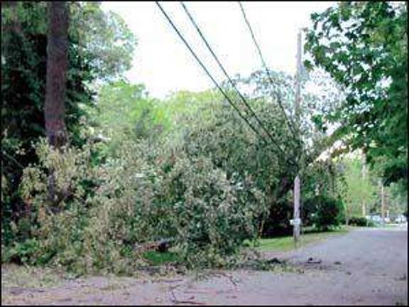 Storms caused multiple weekend power outages around the county Storms caused multiple weekend power outages around the county