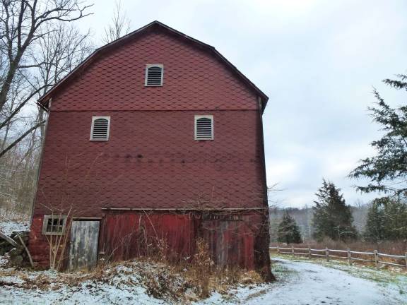 Meetings to address managing historic properties in the park The Van Auken Barn along the McDade Trail (Photo by Pamela Chergotis)