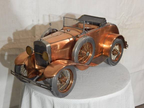 Copper and metal sculpture show coming to SUNY Orange Bill Cypher’s artwork.