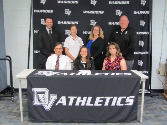 Senior runner Vanessa Paolella signs with Bates College