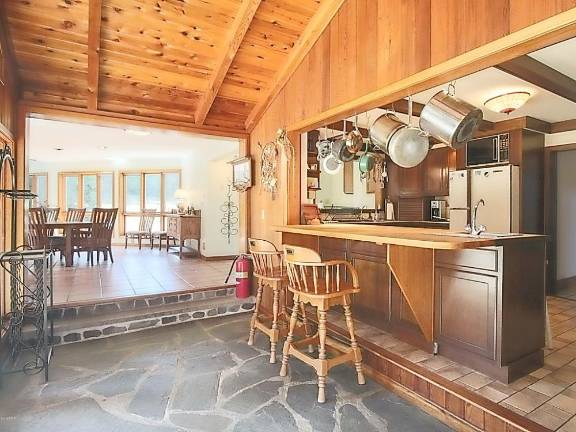 Kitchen and dining area