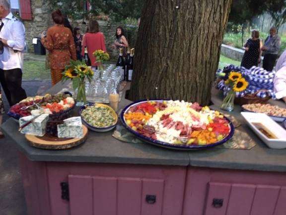 Some of the hors d'oeuvres served at Notte Italiana.