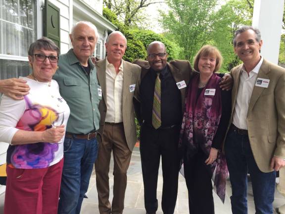 Festival 'raises spirits and vocabulary' The board of the newly organized Pike Artworks, the umbrella organization for the Readers and Writers Festival (from left): Diana Wiener, Robert Levine (founder ), Edson Whitney (chair), Roland Edwards, Jr, Barbara Zappile, and Sean Strub (founder). Not pictured: Amy Ferris (founder) and Michael Trenner (Photo by Marilyn Rosenthal)