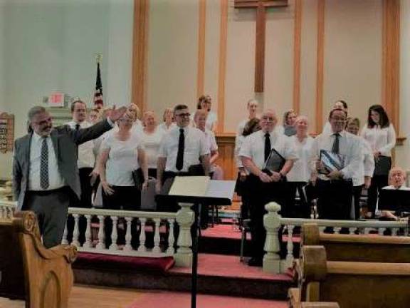 'Faure-In-A-Day' workshop coming to Drew Methodist The Tri-State Chorale, With MatthewRupcich, Adam Blackman, Susan Gail, Luckey Ferguson, Mark Cerberville, Doris Weifert, Richard Mackintosh, Susan Hall Rustin, James H. Mould and Lee Ames at Milford United Methodist Church. (Photo provided)