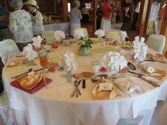 Modern Day Tea Party Table set for tea.