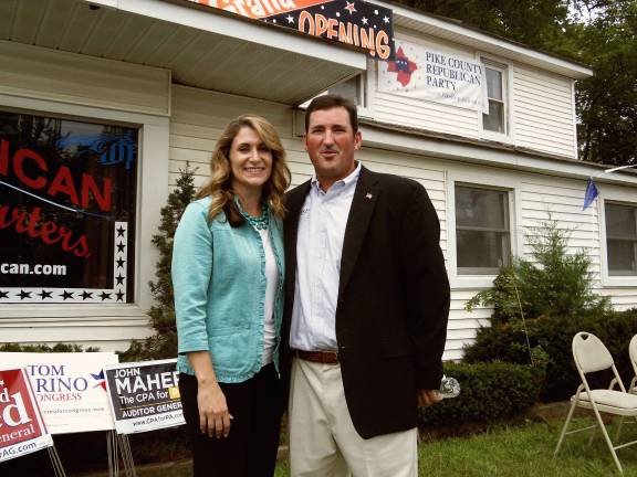 'True-hearted patriots' gather at new GOP headquarters Rep. Rosemary Brown and Rep. Mike Peifer each represent sections of Pike County in the state legislature.