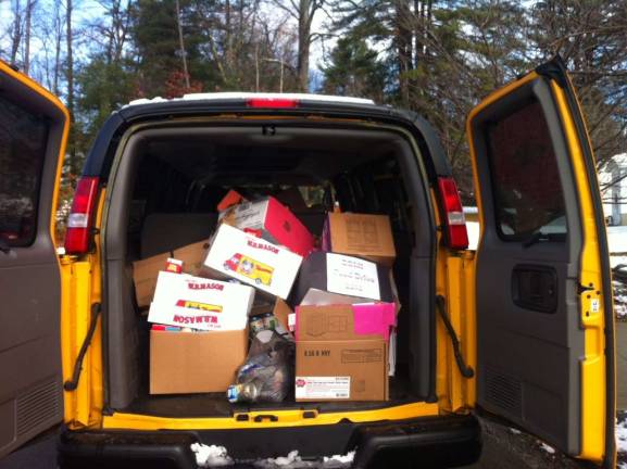 DDMS Student Council can drive stuffed the bus (Photo provided)