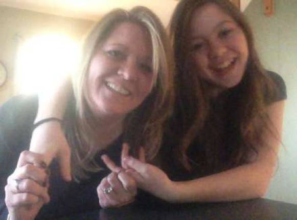 Mother Daughter Look A Like Contest Photo submitted by Dawn Hamilton of Wantage Sara and Dawn.
