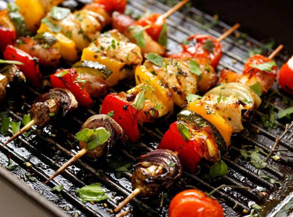 Four steps toward healthier grilling Four steps toward healthier grilling