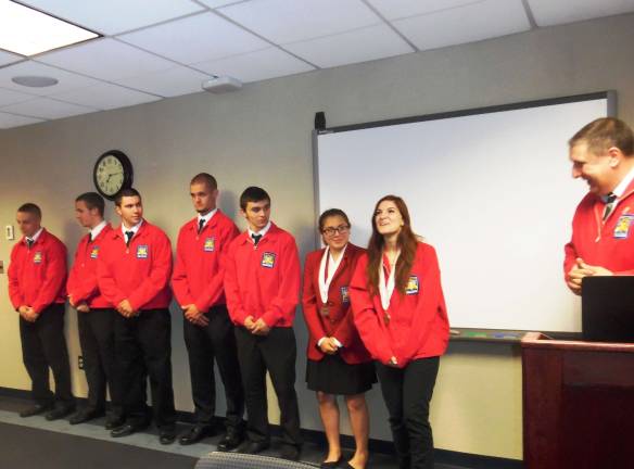 DV students excel in variety of fields The Skill USA Team (Photo by Anya Tikka)