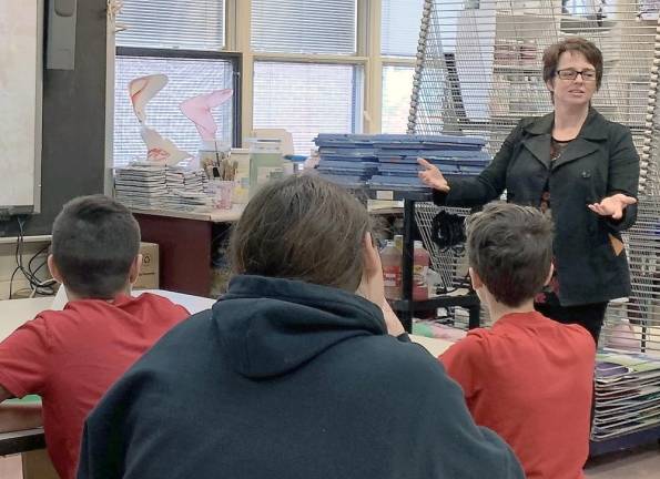 Eighth-graders learn from the pros about the world of work Ruth Maher, archaeologist and anthropologist