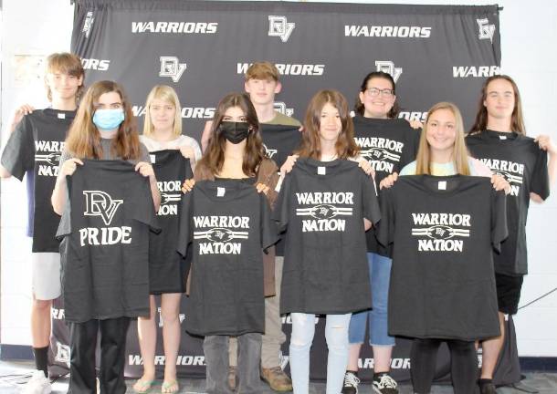 Front Row (Left to right): Shaeleigh O’Leary, Scarlett Weir, Anna Sickler, Leah