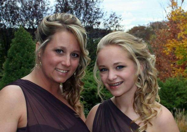 Mother Daughter Look A Like Contest Photo submitted by Mindy Wunder of Wantage "My daughter Kaitlyn and I in a wedding this past fall. She is growing up so fast ,but will always be my 'baby girl'."