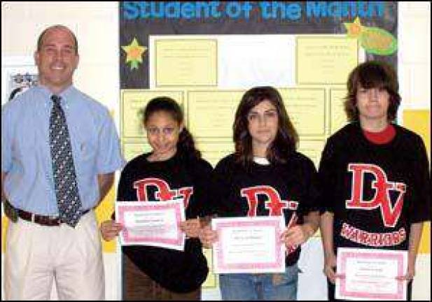 DVMS April Students of the Month DVMS April Students of the Month