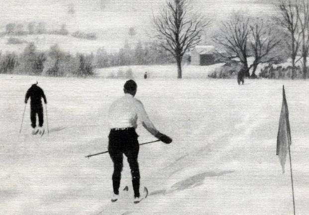 This post card recalls an earlier time at Mt. Petter Ski Area. File photo.