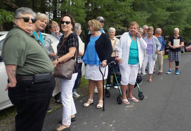 A group of seniors came to check out the new site.