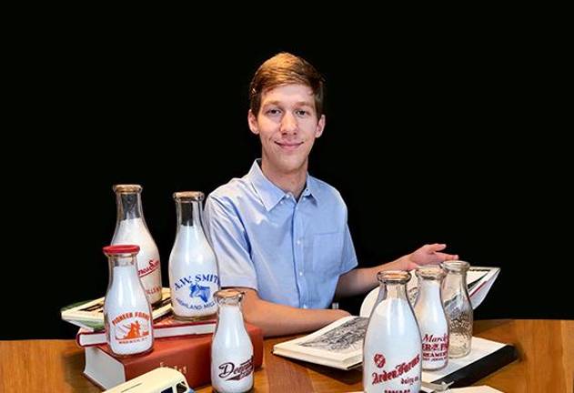 Learn about Orange County dairies and their milk bottles Historian Alex Prizgintas will delve into the history of milk.