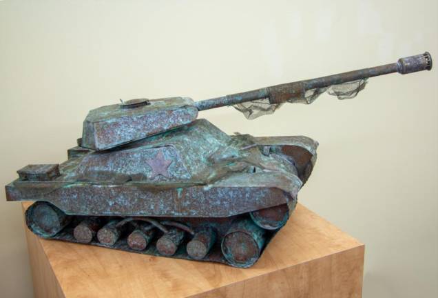 Copper and metal sculpture show coming to SUNY Orange Bill Cypher’s artwork.