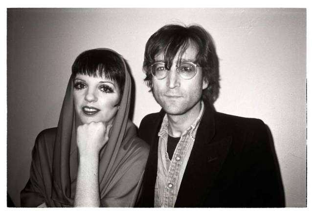 Public invited to unveiling of 10 new Christopher Makos photographs Liza Minnelli and John Lennon at the Factory, 1978, by Christopher Makos