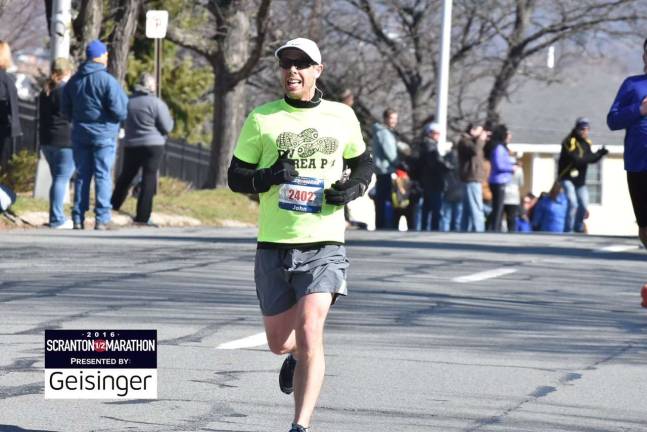 Half-marathon runners raise $12K for Special Olympics John Staub (pictured) coordinated the marathon team's fundraising efforts (Photo provided)